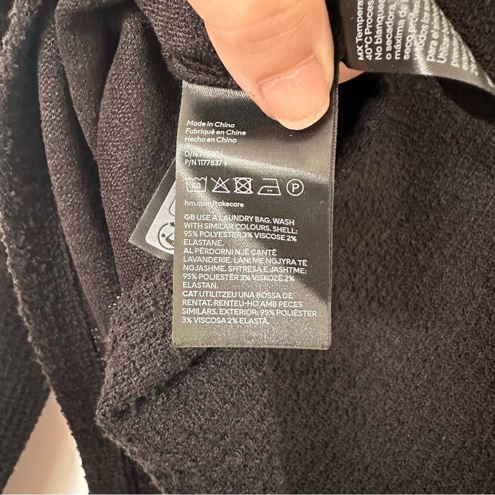 H&M Black Cardigan with Gold Buttons - Picture 7 of 9